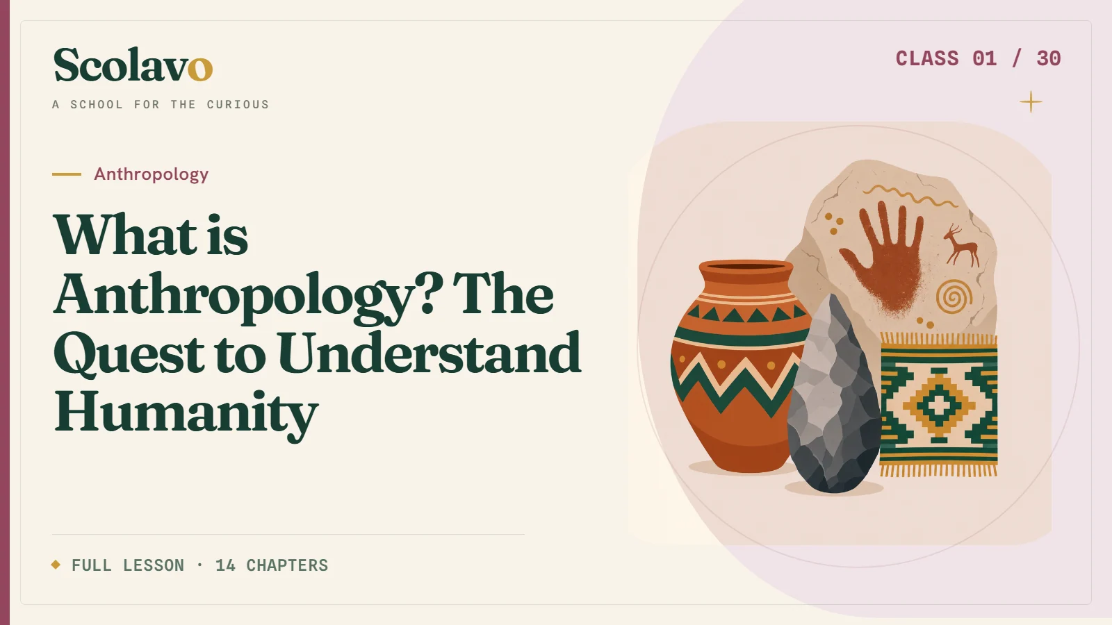 What is Anthropology? The Quest to Understand Humanity — Scolavo video cover