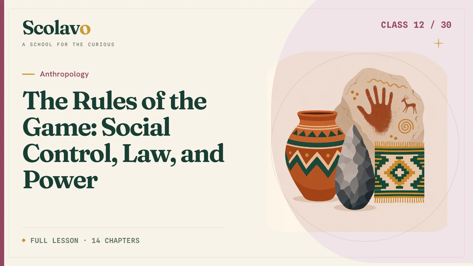 The Rules of the Game: Social Control, Law, and Power — Scolavo video cover