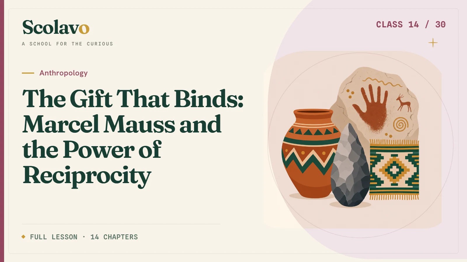 The Gift That Binds: Marcel Mauss and the Power of Reciprocity — Scolavo video cover