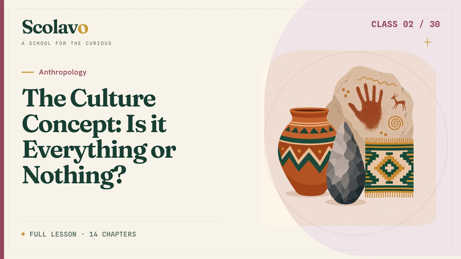 The Culture Concept: Is it Everything or Nothing? — Scolavo video cover