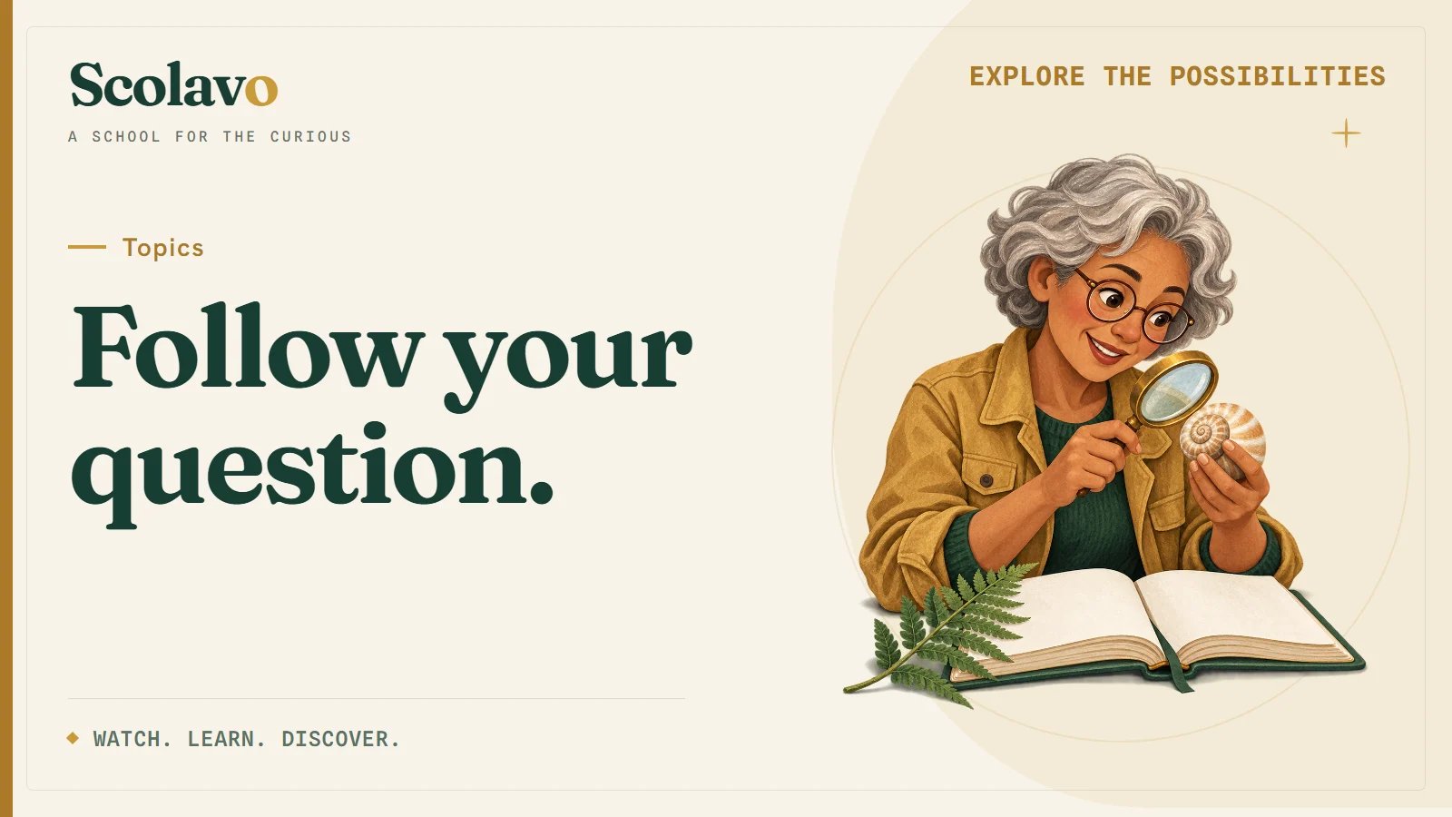 Follow your question. — Scolavo video cover