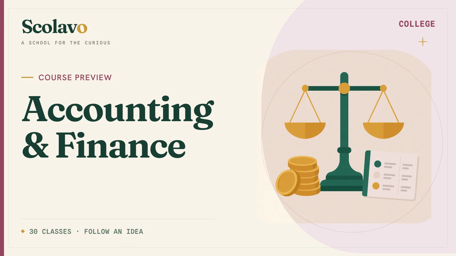 Accounting & Finance — Scolavo video cover