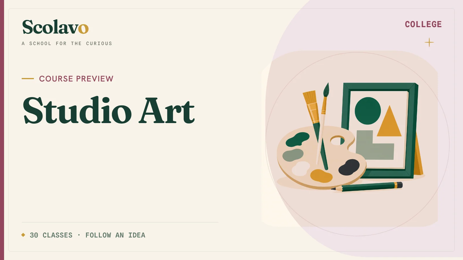Studio Art — Scolavo video cover