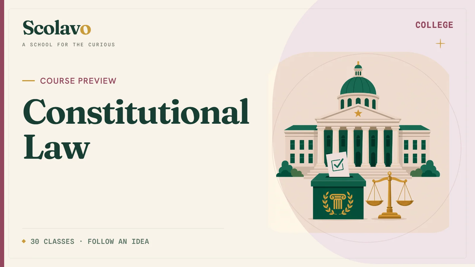 Constitutional Law — Scolavo video cover