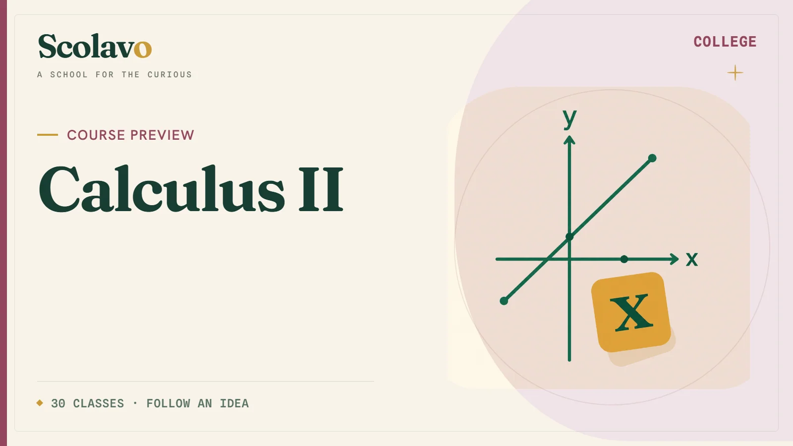 Calculus II — Scolavo video cover