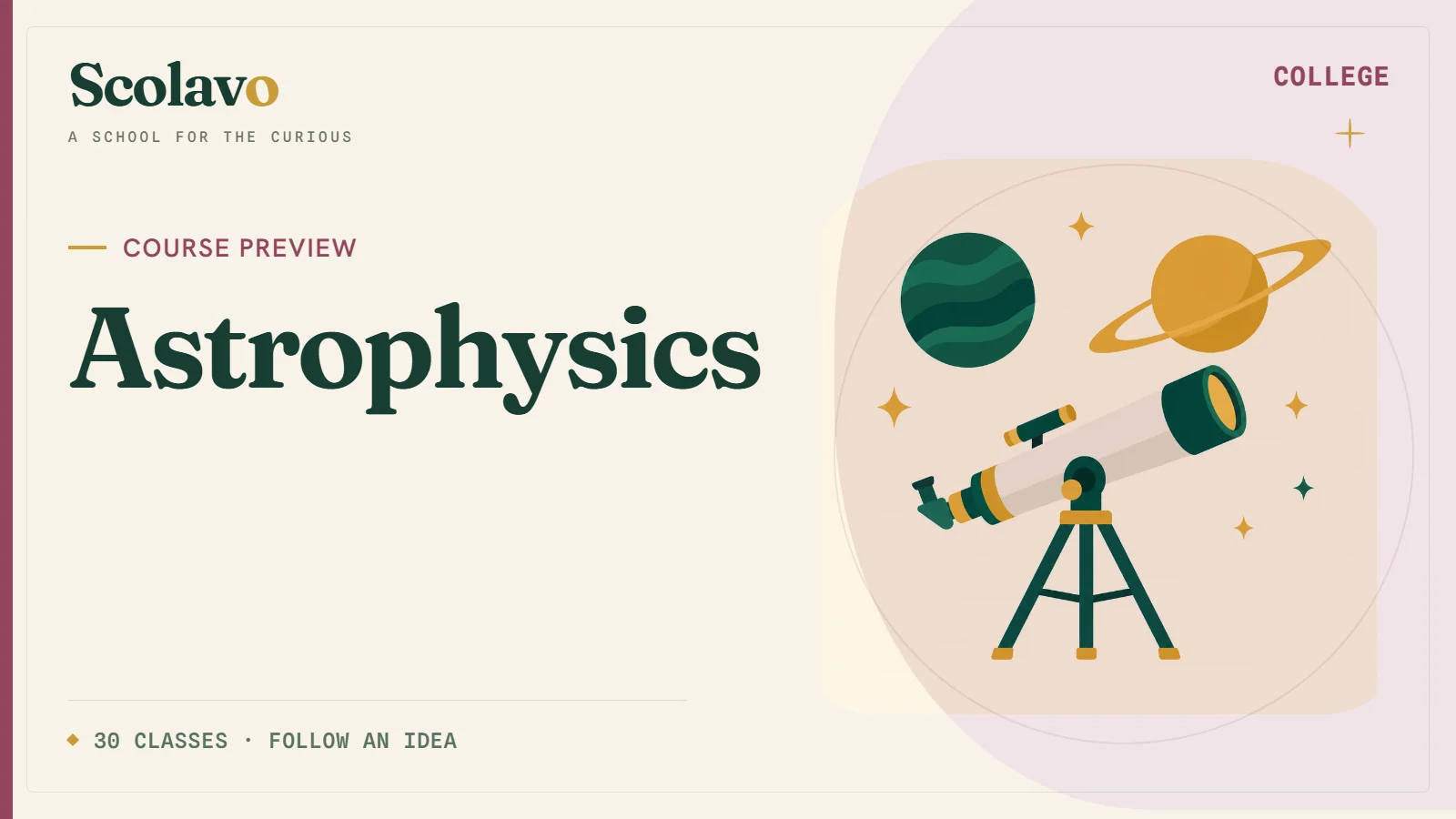 Astrophysics — Scolavo video cover