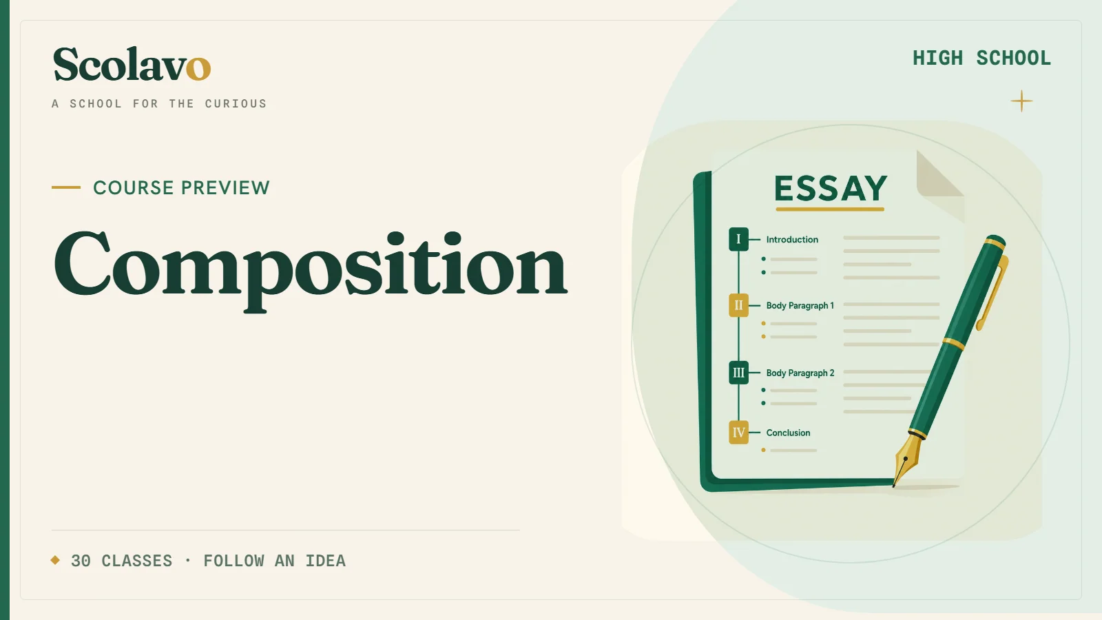 Composition — Scolavo video cover