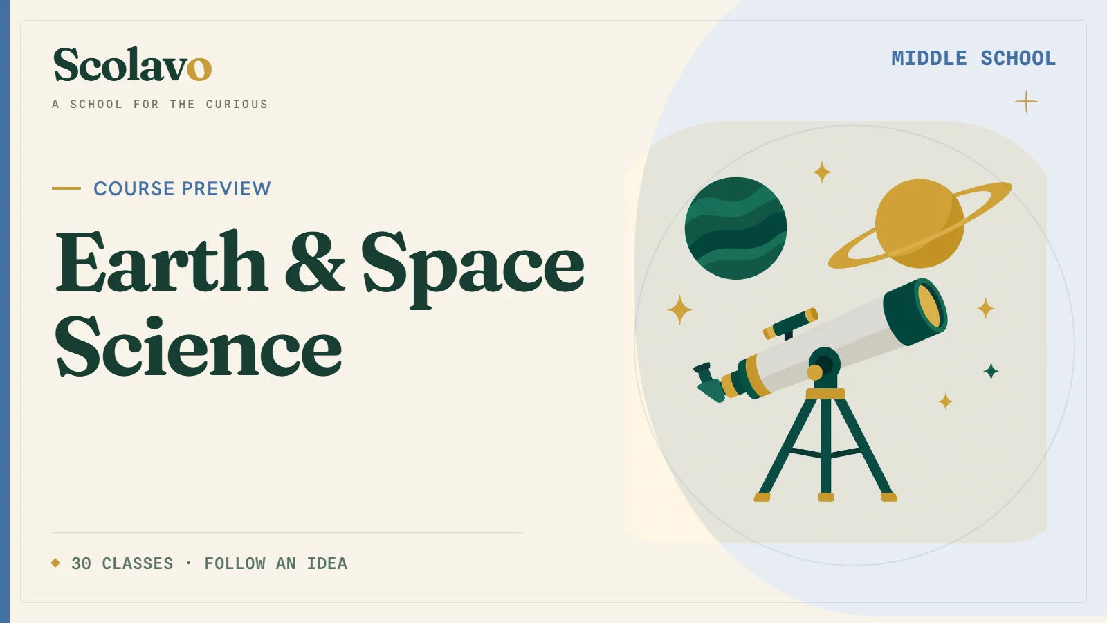 Earth & Space Science — Scolavo video cover